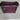 Magenta, white, and black  Square tweed handbag
