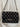 All over Embroidered with Silver Pearls, Flowers Glass Cristal Beads Tweed Mini
